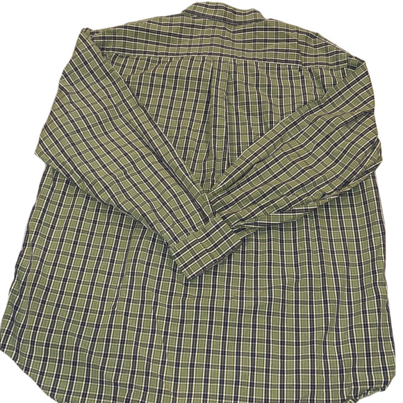 Vineyard Vines Mens Large Green Plaid Whale Button Down Shirt - Picture 5 of 5